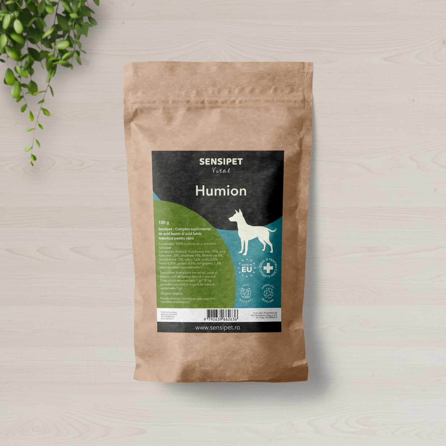 Humion pentru câini - Complex de acid humic hidrolizat și acid fulvic